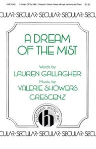 Dream of the Mist Unison choral sheet music cover Thumbnail